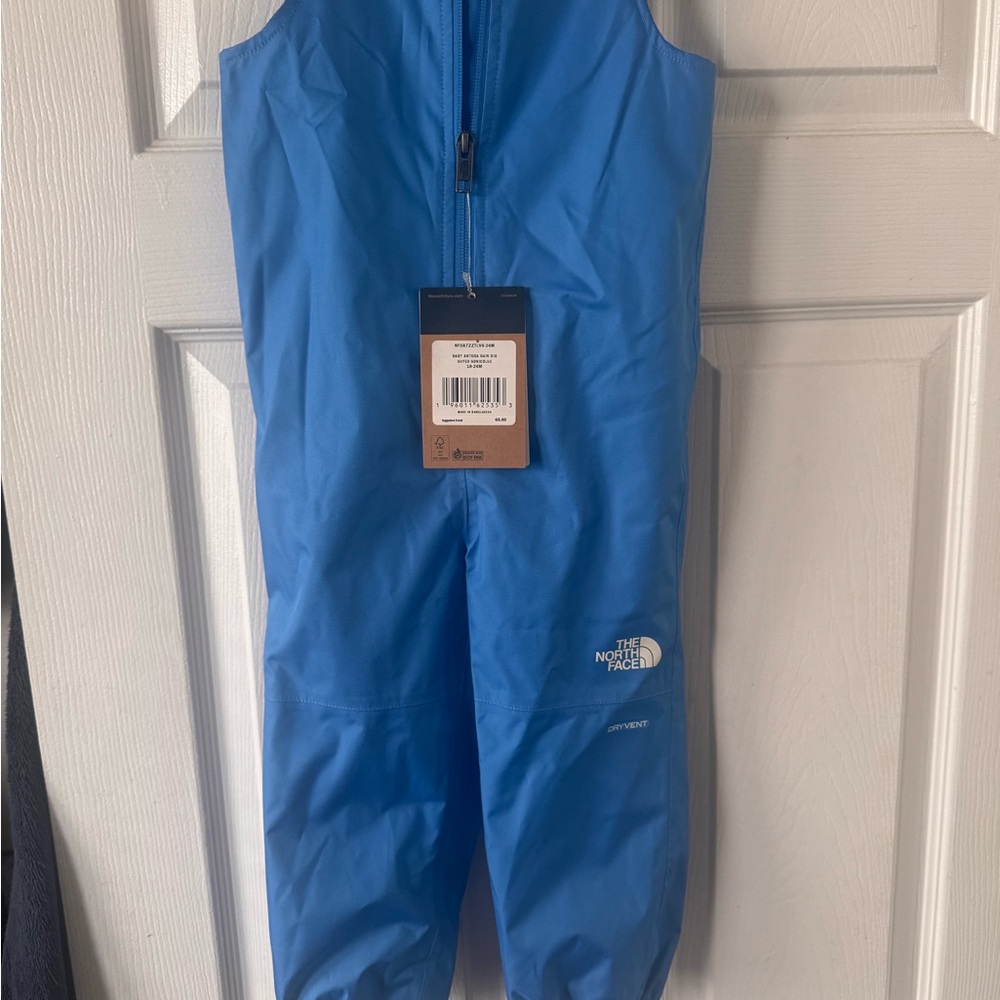 The North Face Bright Blue Baby Snowsuit